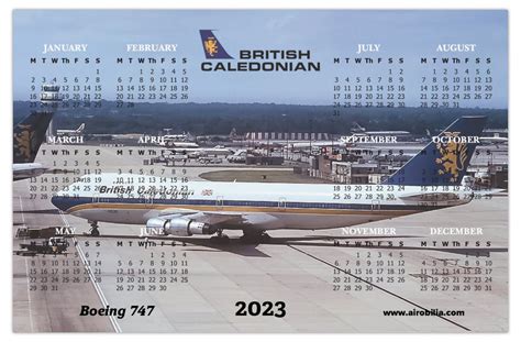 2023 Boeing Calendar